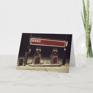 Esso Station Greeting Card