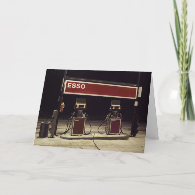Esso Station Greeting Card (Front)