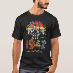 Est 1942 80th Birthday 80 Year Old T-Shirt