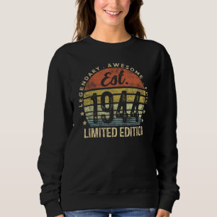 Est 1944 Limited Edition 81st Birthday Vintage 81 Sweatshirt