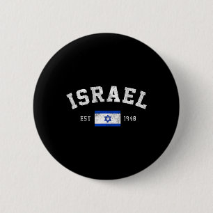 Est. 1948 Israelis Flag Independence Day 2 Inch Round Button
