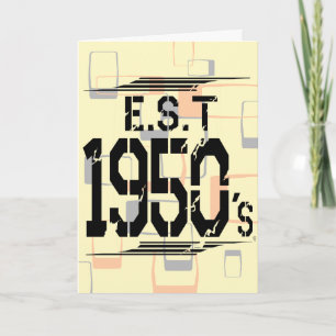 Est 1950s - 60th 70th Birthday  Invitation