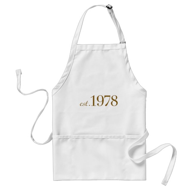 Est 1978 standard apron (Front)