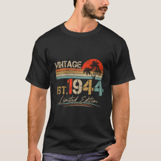 Est Born 1944 80Th 80 T-Shirt