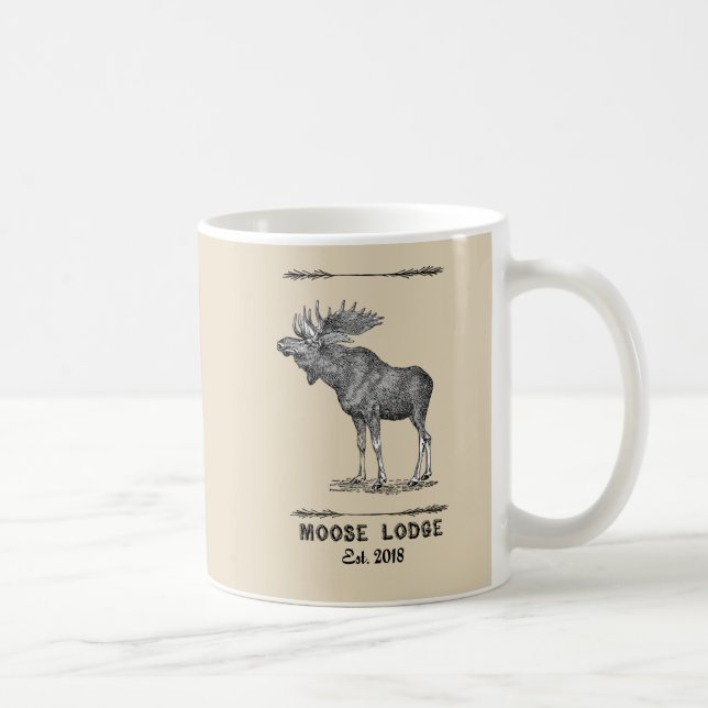 Est bronzage 2018 de tasse de loge d'orignaux de (Droite)