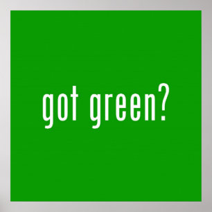 est-ce qu'il est vert ? Affiche