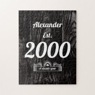 Est. en 2000 Personnaliser Jigsaw Puzzle