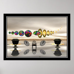 Est-il temps encore? surréaliste poster Imprimer