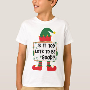 "Est-il trop tard pour être sage ?" T-shirt drôle 
