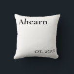 EST. Newly Weds Pillow<br><div class="desc">Upcoming weddings and what to get them.. definitely something sentimental!</div>