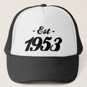 established 1953 - birthday trucker hat