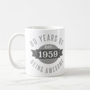 Established 1959 60th Birthday Coffee Mug