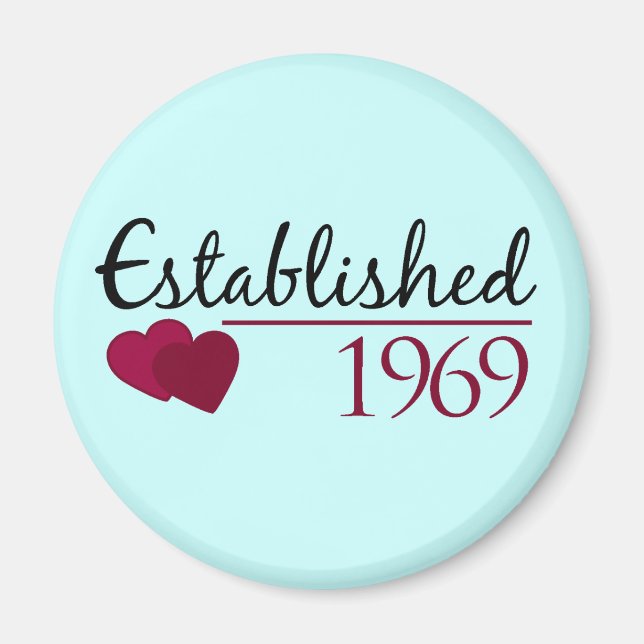 Established 1969 magnet (Front)