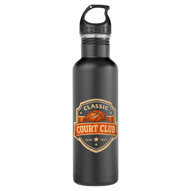 Established 1972 Classic Court Club Athletic 710 Ml Water Bottle (Front)