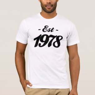 established 1978 - birthday T-Shirt