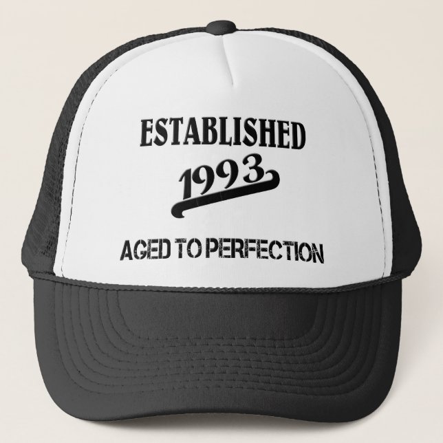 Established 1993 trucker hat (Front)