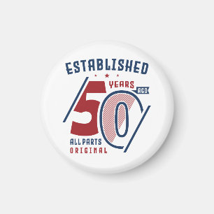 Established 50 Years Ago Birthday Gift Idea II Magnet