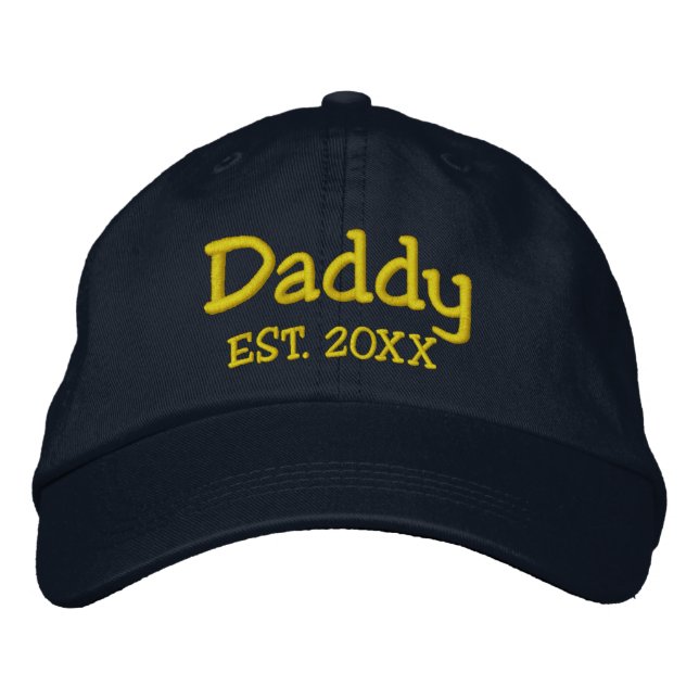 "Established" Dad Hat - Personalized Embroidered (Front)