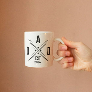 Established Dad New Father Est Year Proud Mug