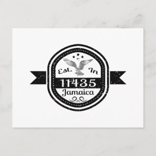 Established In 11435 Jamaica Postcard