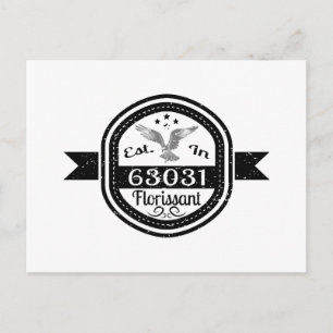 Established In 63031 Florissant Postcard