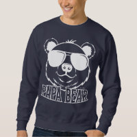 established PaPa Bear Navy Blue White Modern