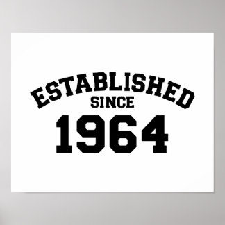 Established since 1964 poster