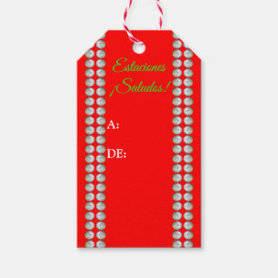Estaciones ¡Saludos! Etiquetas de Regalo Gift Tags