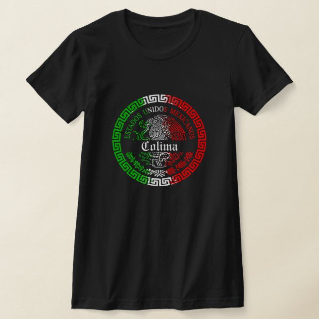 Estado de Colima México emblem shirt (Laydown)