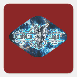 Estampa Anjo - Guardian Angel – Adesivo Square Sticker