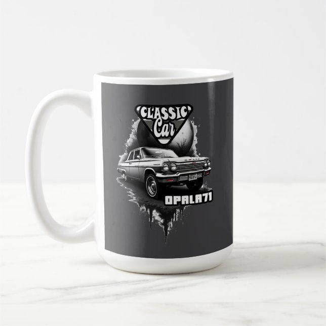 Estampa Carro - Classic Car Opala 71 - Caneca Coffee Mug (Left)