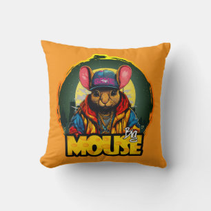 Estampa Hip Hop - Big mouse - Almofada Throw Pillow