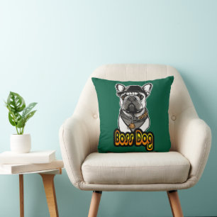 Estampa Hip Hop - Boss Dog - Almofada Throw Pillow