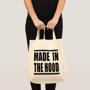 Estampa Hip Hop - Made in the Hood - Bolsa Tote Bag