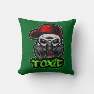 Estampa Hip Hop - TOXIC - Almofada Throw Pillow
