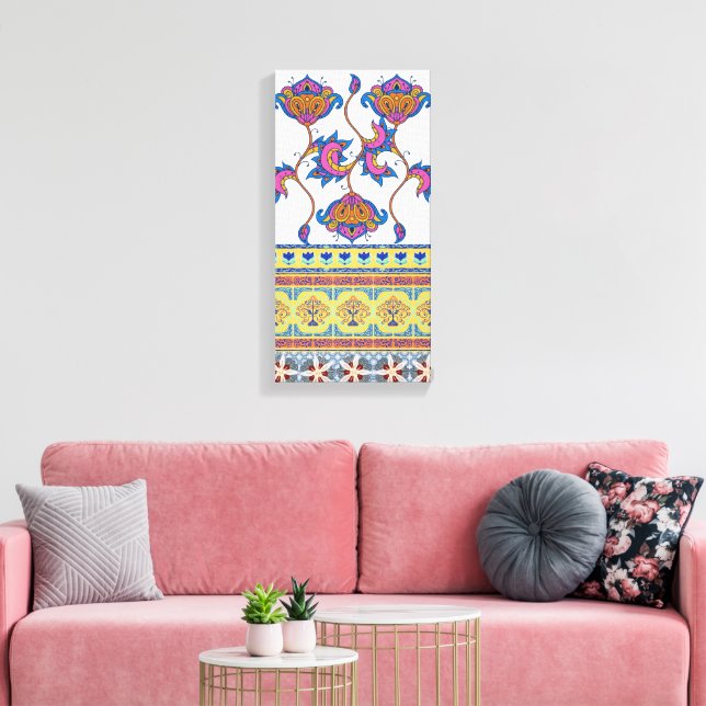 Estampa Indiana Canvas Print (Insitu(LivingRoom))
