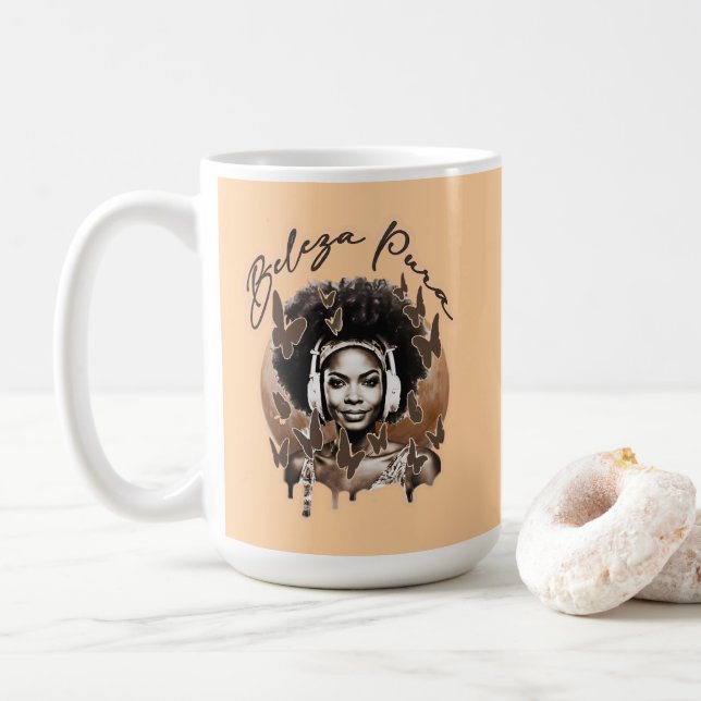 Estampa Moda - Pure Beauty – Caneca Coffee Mug (With Donut)