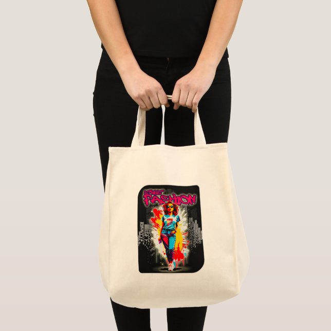 Estampa Moda - Street Fashion - Bolsa Tote Bag (Front (Product))