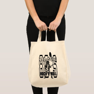 Estampa Rock - I Love 80s Rock’n’Roll – Bolsas Tote Bag