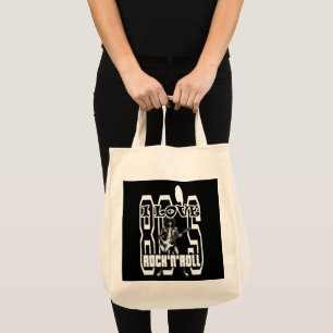 Estampa Rock - I Love 80s Rock’n’Roll – Bolsas Tote Bag