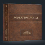Estate and Trust Documents Binder<br><div class="desc">A vintage look binder ideal for estate planning and trusts.  Can also be customized for wills,  last testaments,  memorials and more. Has a faux leather look background.</div>