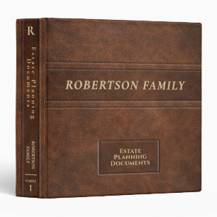 Estate and Trust Documents Binder