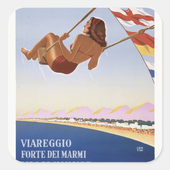 Estate Italiana Square Sticker (Front)