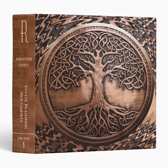 Estate Planning and Trust 3 Ring Binder (Front/Spine)