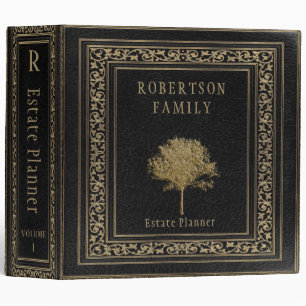 Estate Planning and Trust Documents 3 Ring Binder