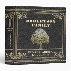 Estate Planning and Trust Documents 3 Ring Binder