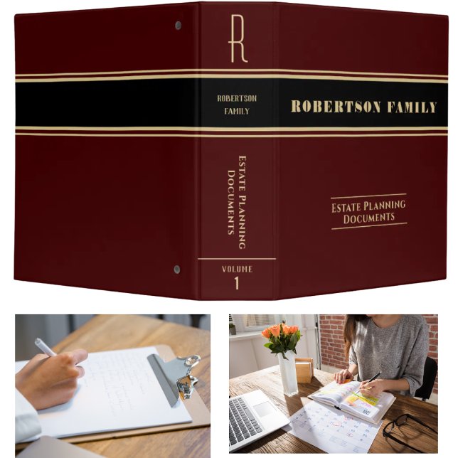 Estate Planning and Trust Documents 3 Ring Binder (Creator Uploaded)