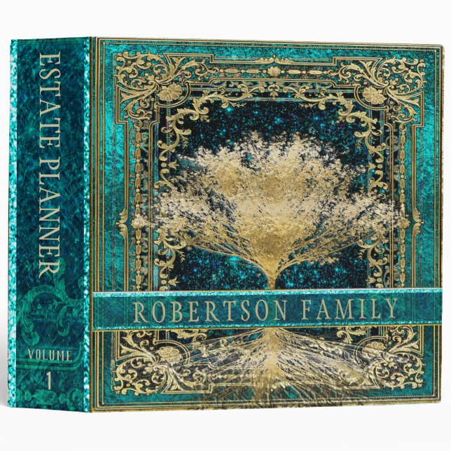 Estate Planning and Trust Documents 3 Ring Binder (Front/Spine)