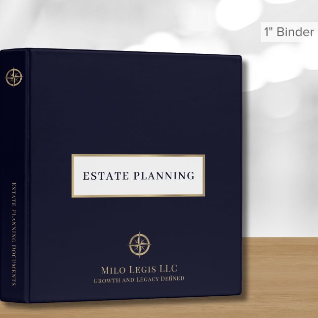 Estate Planning Binder with Custom Logo (Creator Uploaded)