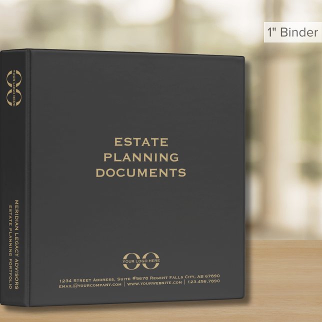 Estate Planning Binder with Custom Logo (Creator Uploaded)
